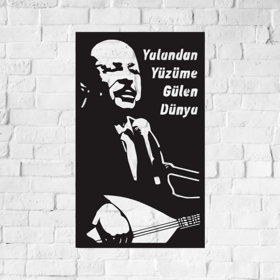 Neşet Ertaş Metal Tablo