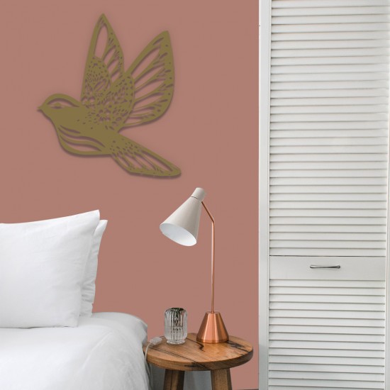 Mandala Kuş Figürü Metal Tablo