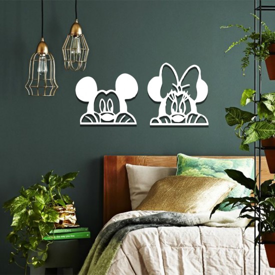 Micky Mouse Metal Tablo