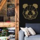 Geometrik Panda Metal Tablo