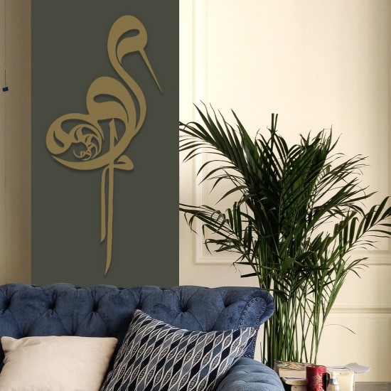 Hat Flamingo Metal Tablo