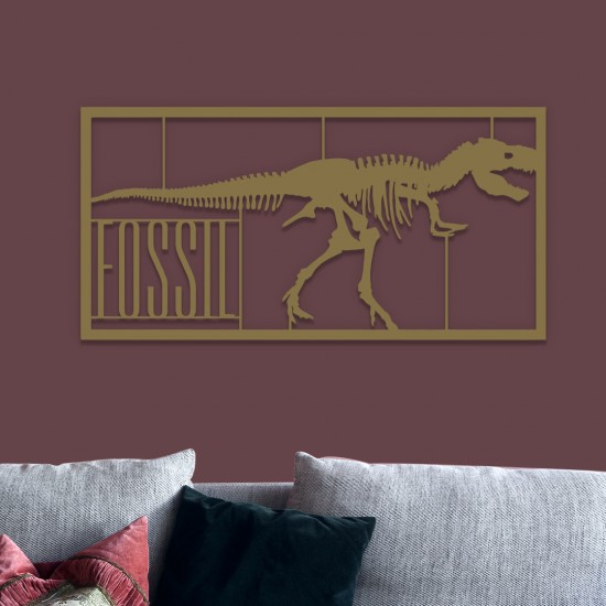 Jurassıc Park Lazer Kesim Metal Tablo