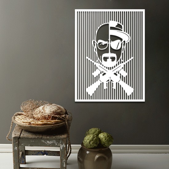 Breaking Bad Metal Tablo