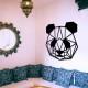 Geometrik Panda Metal Tablo
