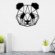 Geometrik Panda Metal Tablo